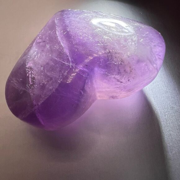 Amethyst Crystal‎ Heart Carving (8) - Picture 5 of 12